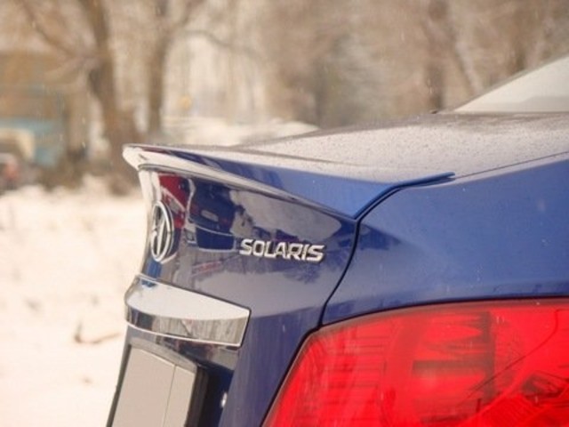 Hyundai Solaris Лип-Спойлер