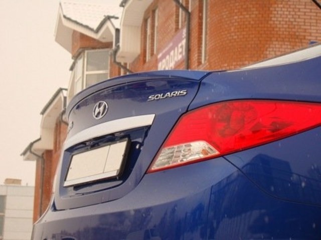 Hyundai Solaris Лип-Спойлер