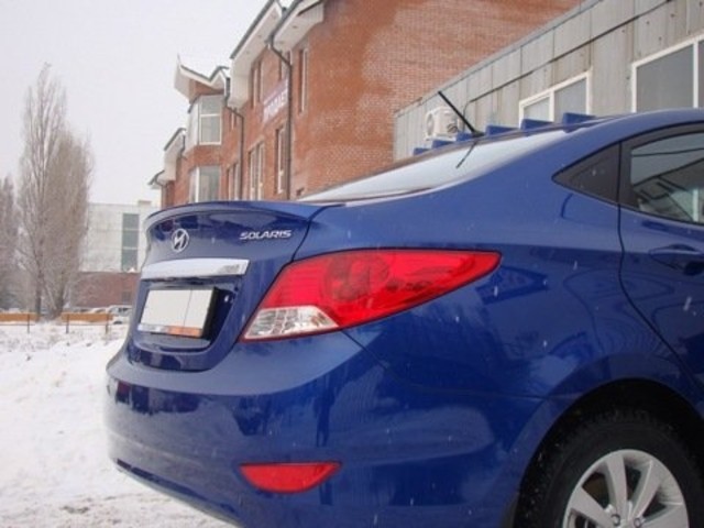 Hyundai Solaris Лип-Спойлер