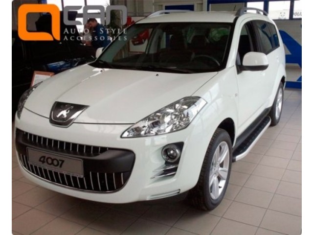 Peugeot 4007 Citroen C-Crosser Боковые подножки, серия ALYANS, алюминий