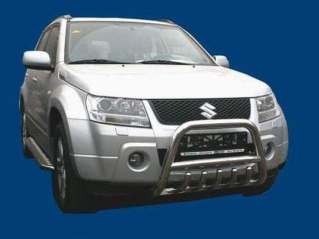 Suzuki Grand Vitara 06-08 Решётка передняя Акула мини 60мм