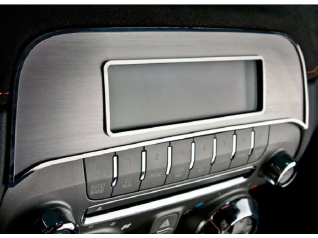 Camaro 2010-2015 Накладка на экран мультимедии, нержавеющая сталь