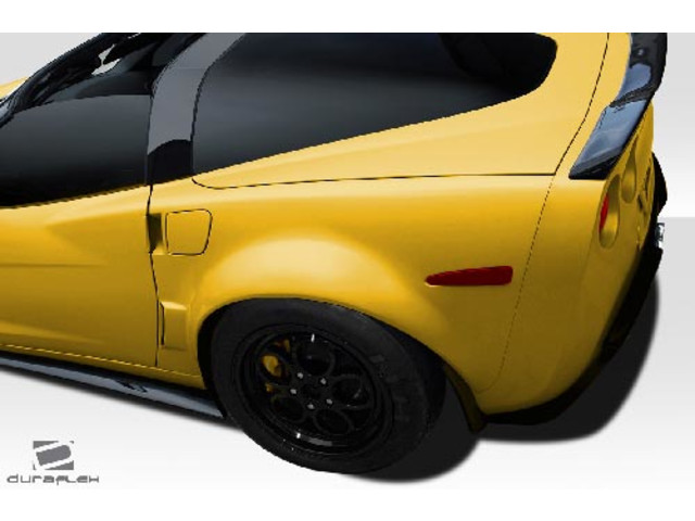 Corvette C6 05-13 Задние крылья Duraflex ZR1, стеклопластик, 2 штуки