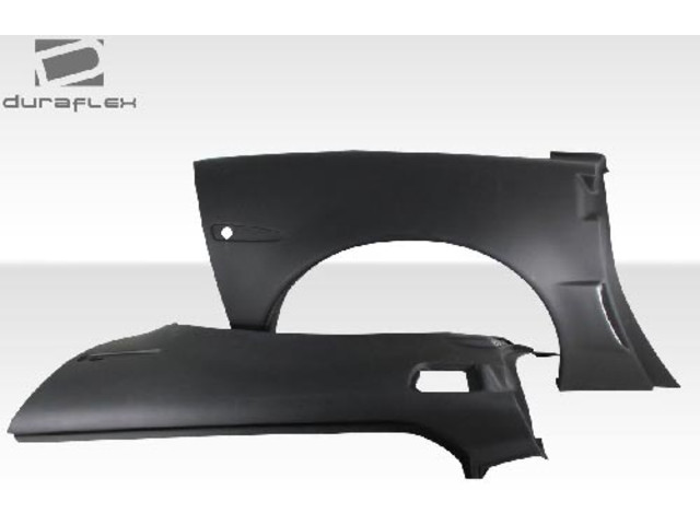 Corvette C6 05-13 Задние крылья Duraflex ZR1, стеклопластик, 2 штуки