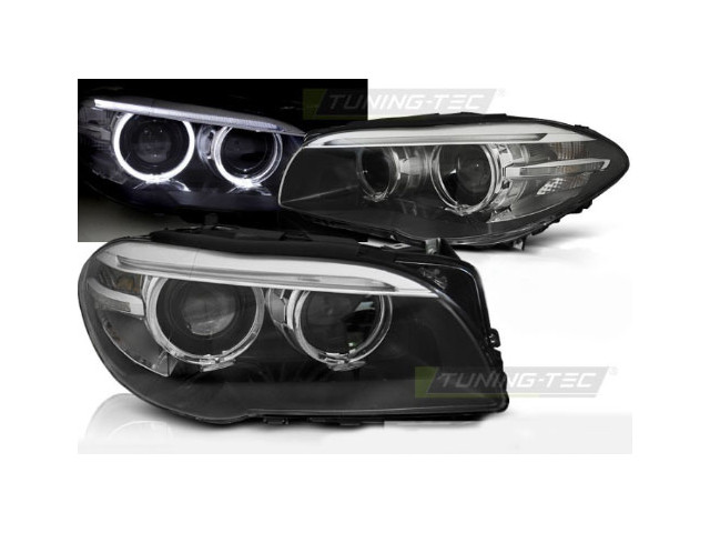 5 F10 10-13 Оптика линзованная с LED ангельскими глазками, комплект