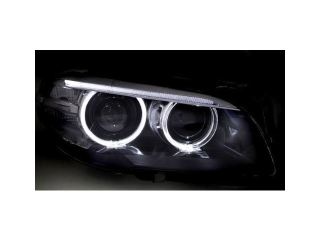 5 F10 10-13 Оптика линзованная с LED ангельскими глазками, комплект