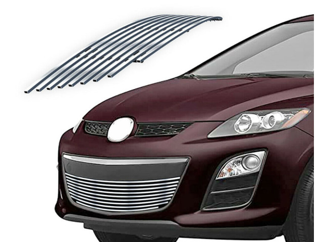 CX 7 10-12 Решетка радиатора нижняя, серая нержавейка