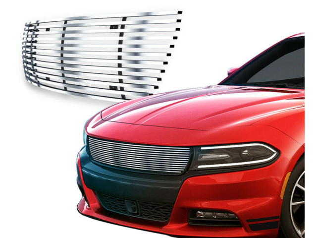 Charger 15-21 Радиаторная решетка V2, серая нержавейка