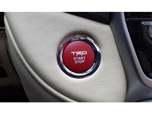 Land Cruiser 200 Кнопка старт стоп, TRD красная, взамен штатной