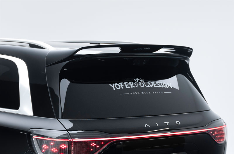 Yofer Emblems Тюнинг Aito M9 2023- Спойлер крашенный, 2024 2025 2026, Yofer Design ...