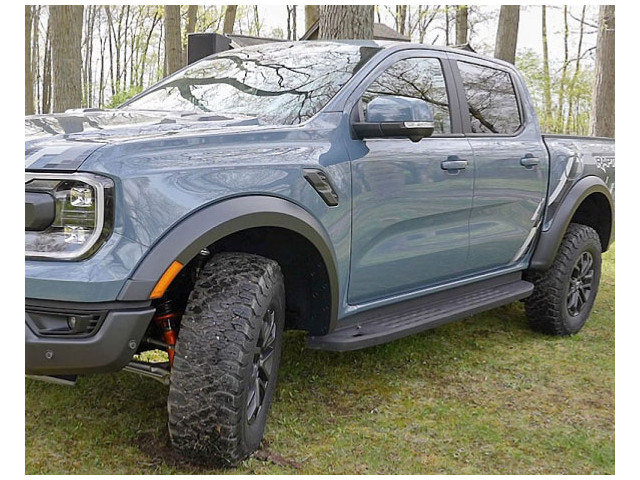 Ford Ranger 2022- Пороги ступени подножки в стиле Raptor, 2023 2024 2025 2026 2027