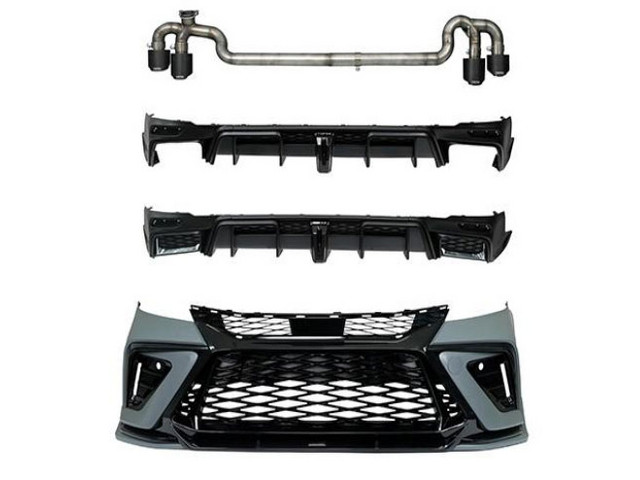 Camry V80 2024- Бампер передний и диффузор с насадками, Yofer Design, 2025 2026 2027 2028