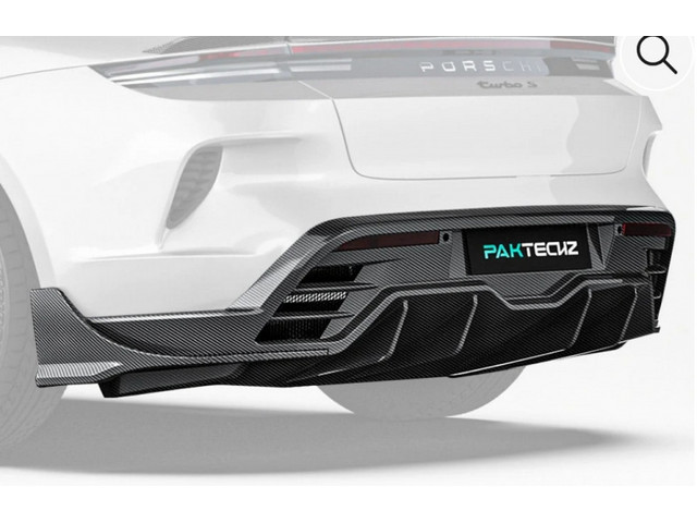 Taycan Диффузор задний карбон Paktechz