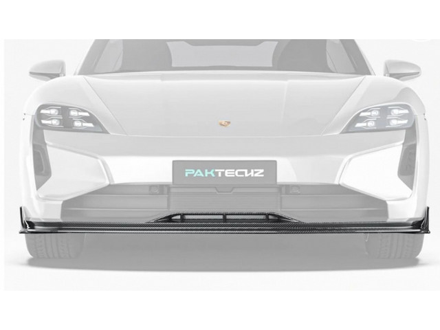 Taycan Сплиттер передний карбон Paktechz
