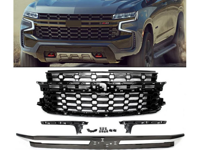 Tahoe 2021-2024 Решетка в стиле Z71 черная