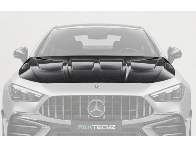 CLE C236 Coupe 2023- Капот карбоновый V2 Paktechz