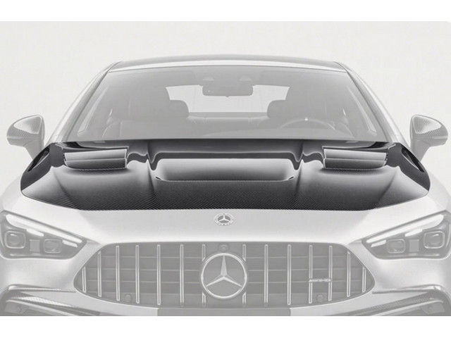 CLE C236 Coupe 2023- Капот карбоновый V1 Paktechz