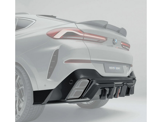 BMW X6 G06 Диффузор карбоновый REVOZPORT