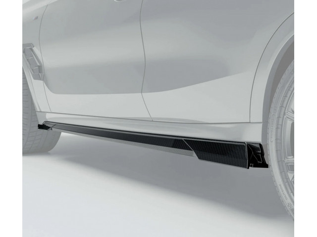BMW X6 G06 Сплиттеры порогов карбоновые REVOZPORT