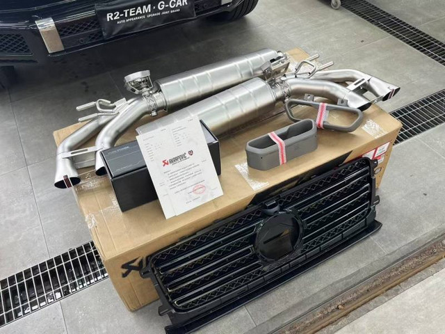 Выхлопная система AKRAPOVIC для W463A W464 2018- W465 2024- G-Class