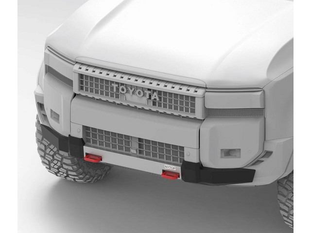 Prado 250 2024- Бампер сталь нижняя часть, NYTOP