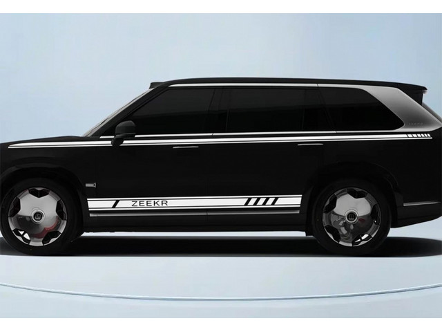 Zeekr 9X 2025- Боковые наклейки белые