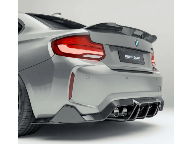 BMW M2 F87 Диффузор бампера карбоновый REVOZPORT