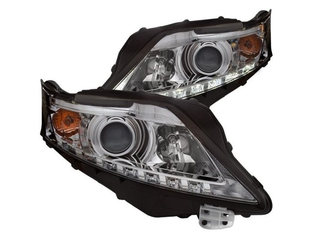 Lexus RX 09-12 Оптика хром DRL