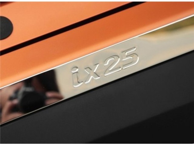 Hyundai ix25 Молдинг на задний бампер, нержавейка