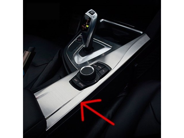 BMW 3 F30 Накладка центральной консоли, нержавейка