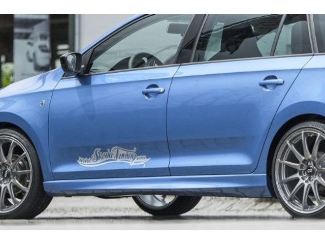 Skoda Rapid Пороги Rieger