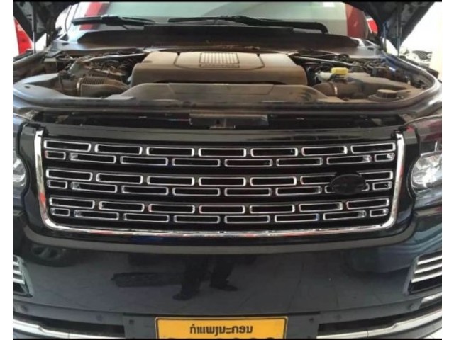 Land Rover Range Rover 2013 Решетка радиатора Autobiography (черный лак/хром)