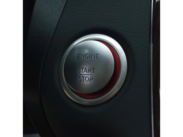 Mercedes C117 CLA-Class Окантовка замка зажигания, алюминий, красный
