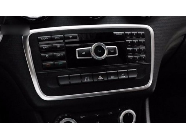 Mercedes W166 ML Накладка на регулятор громкости магнитолы, алюминий, серебро