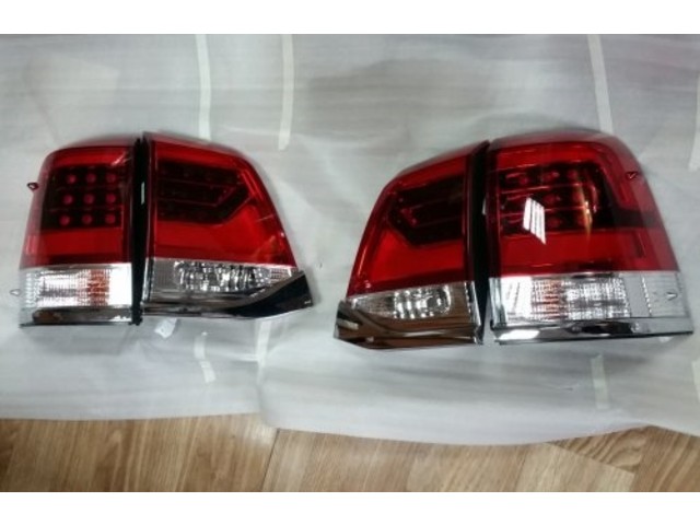 Toyota Land Cruiser 200 08-14 Фонари в стиле 2015, тип 2
